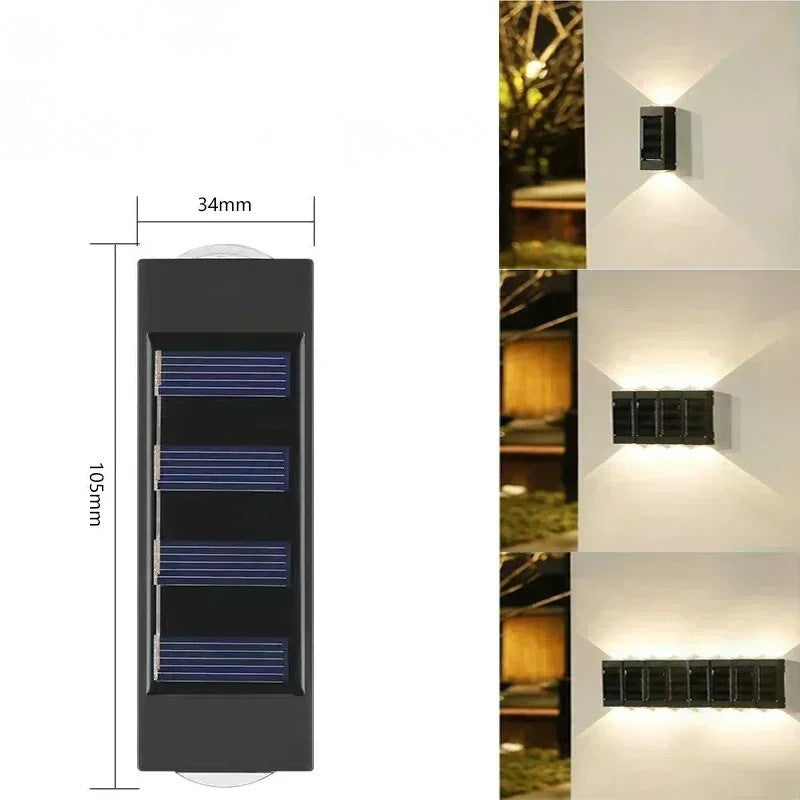 Solar Up Down Wall Light Outdoor