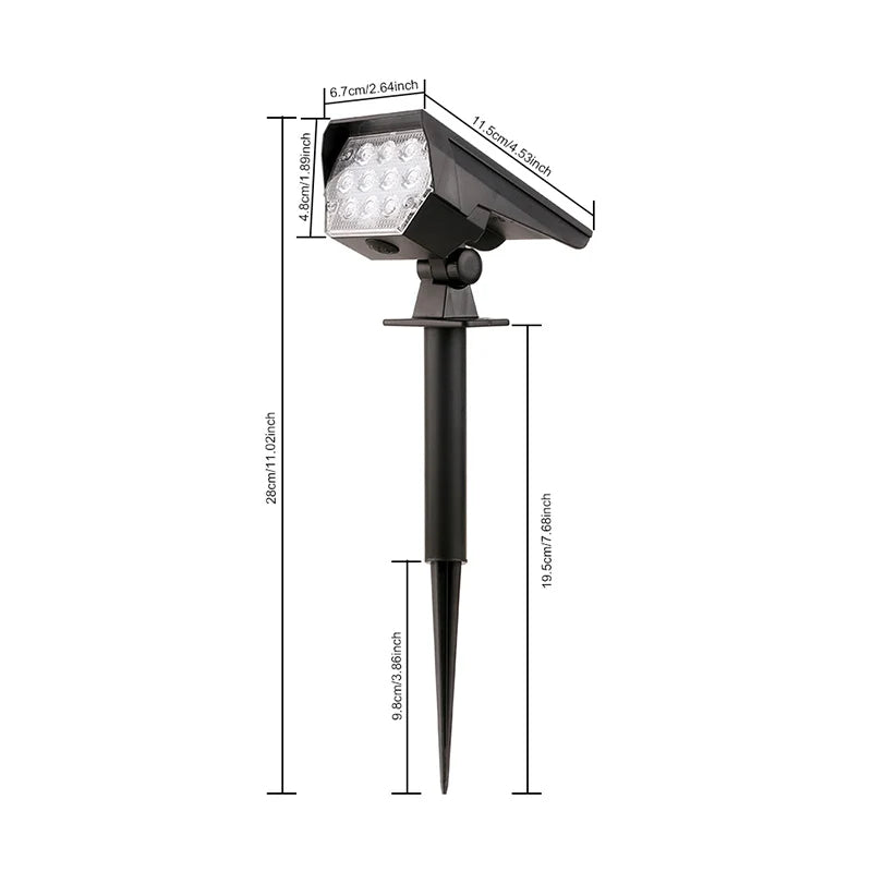 Outdoor Solar Spotlight