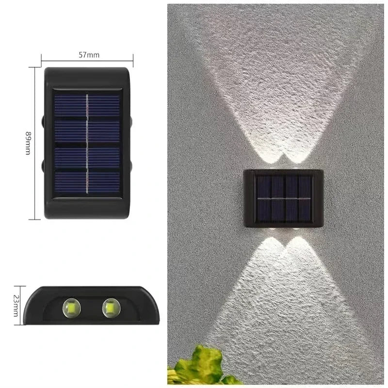 Solar Up Down Wall Light Outdoor