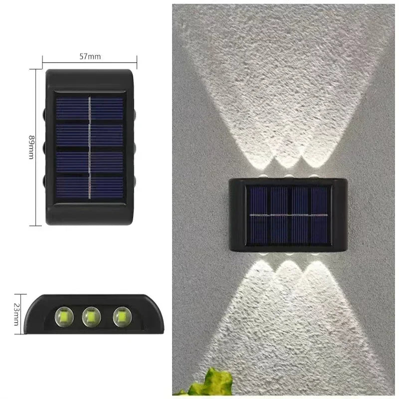 Solar Up Down Wall Light Outdoor