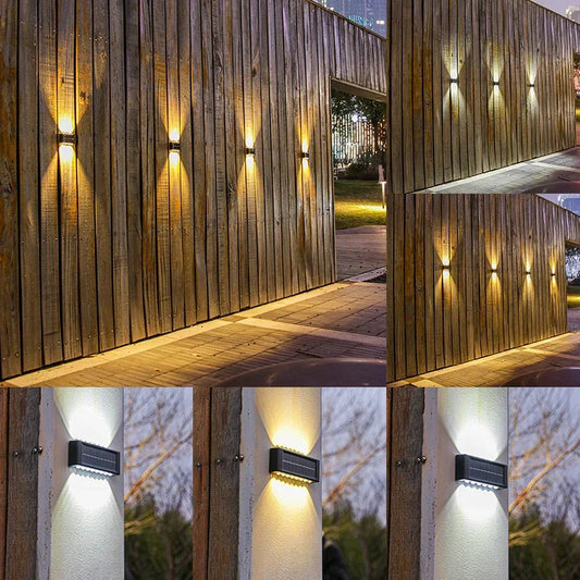 Solar Up Down Wall Light Outdoor