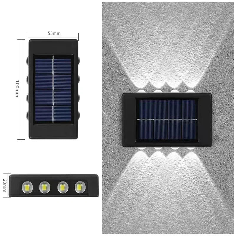 Solar Up Down Wall Light Outdoor