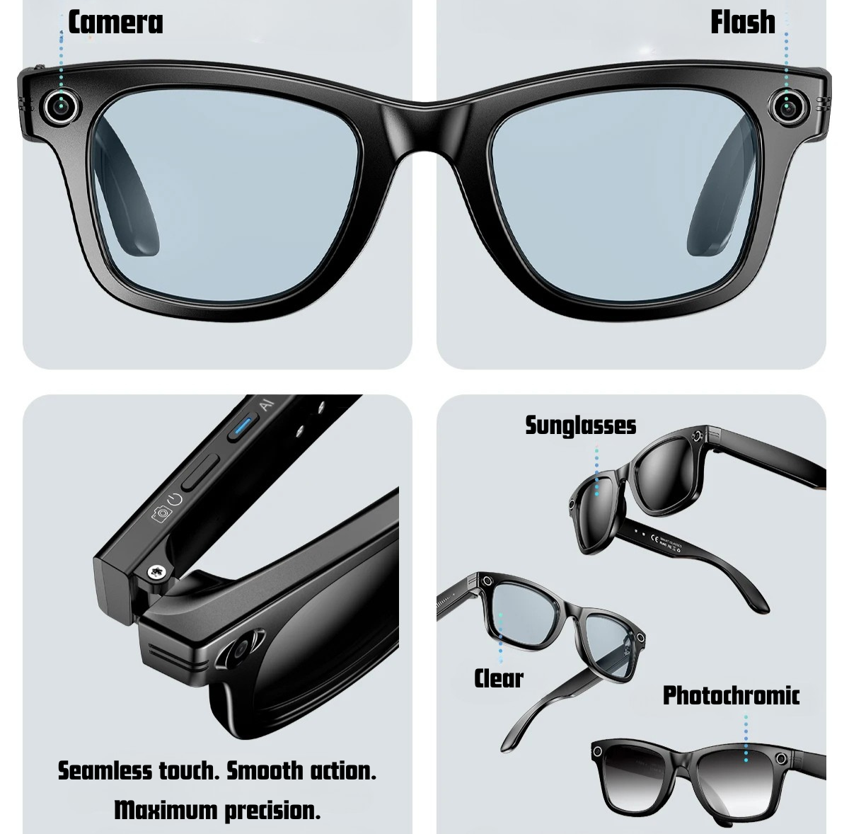 Tech-Haus Vision AI+ Smart Glasses