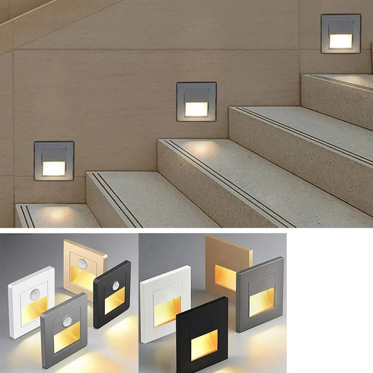 Recessed Motion Sensor Stair Lights