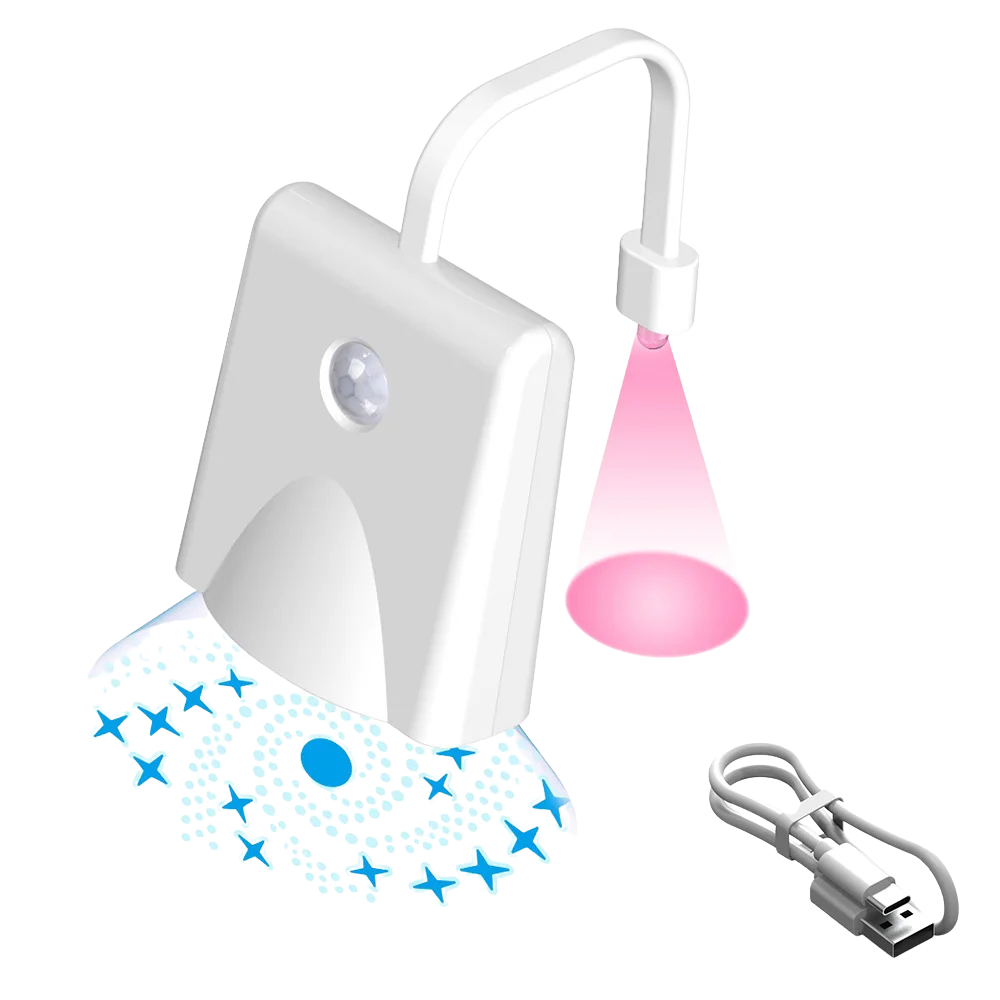 Smart Motion Sensor Toilet and Foot Night Light
