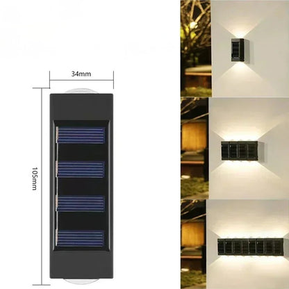 Solar Up Down Wall Light Outdoor