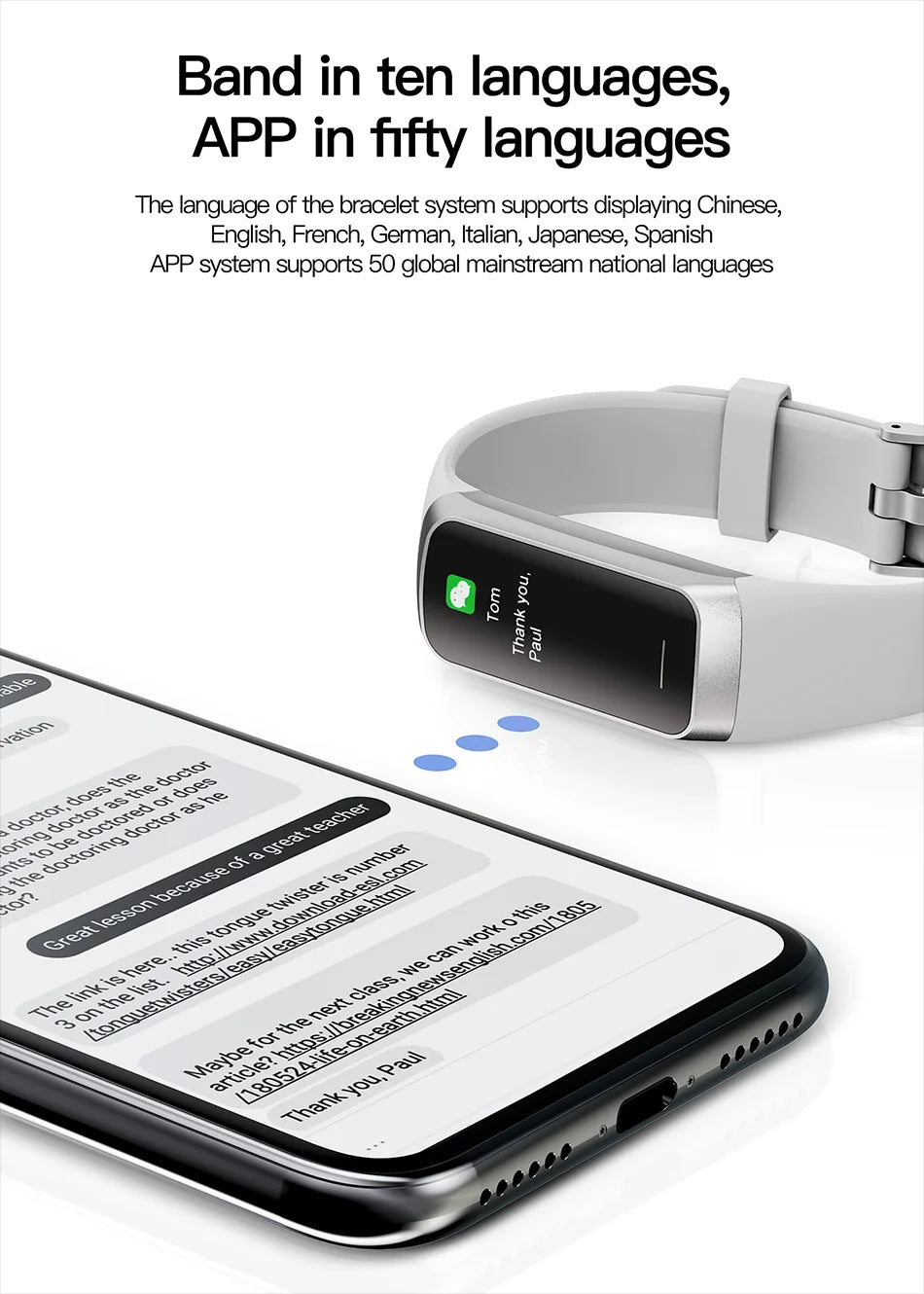 LIGE C60 AMOLED Smartwatch