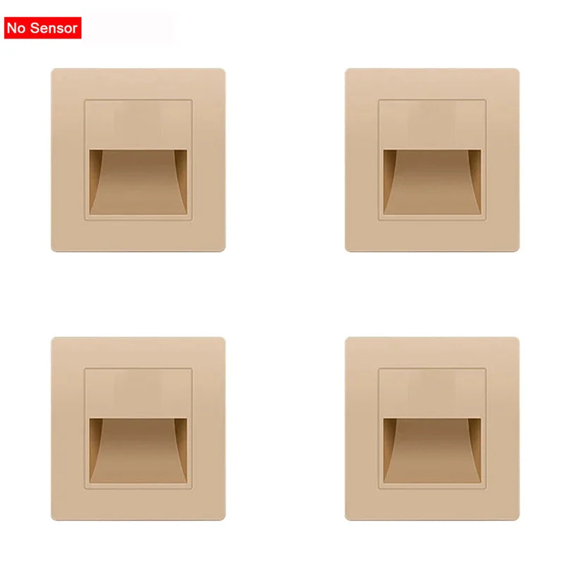 Recessed Motion Sensor Stair Lights