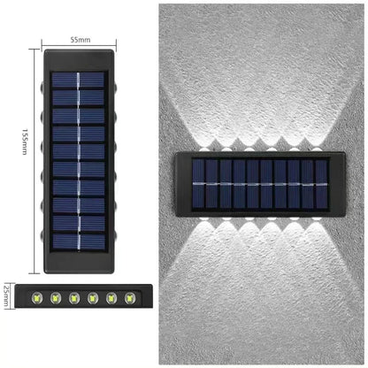 Solar Up Down Wall Light Outdoor