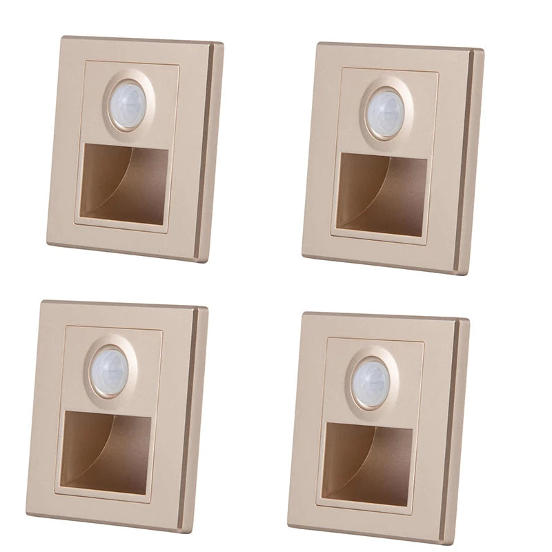 Recessed Motion Sensor Stair Lights