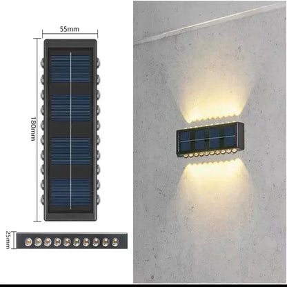 Solar Up Down Wall Light Outdoor
