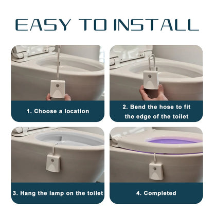 Smart Motion Sensor Toilet and Foot Night Light