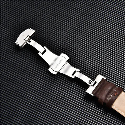 Leather Apple Watch Strap with Clasp