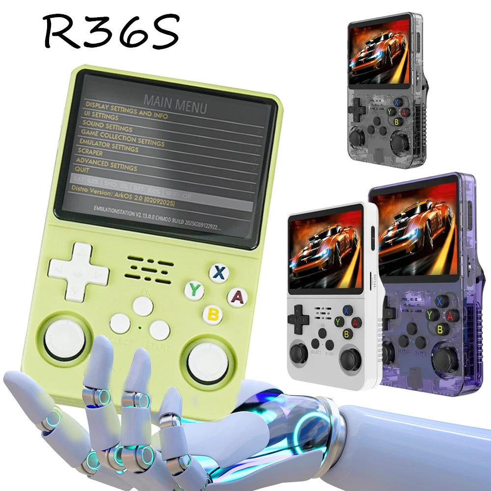 R36S Handheld Game Console