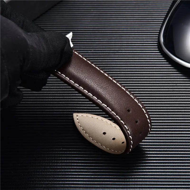 Leather Apple Watch Strap with Clasp