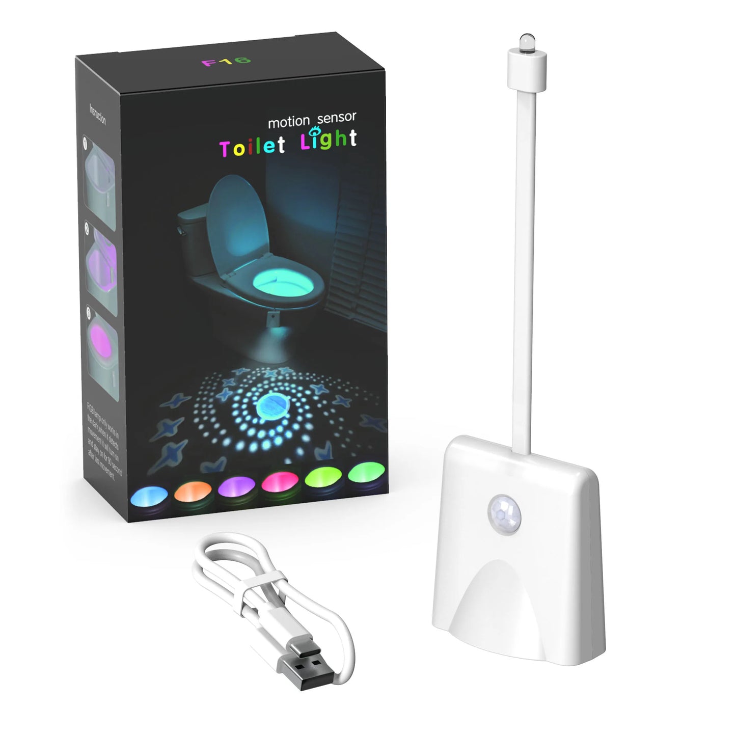 Smart Motion Sensor Toilet and Foot Night Light