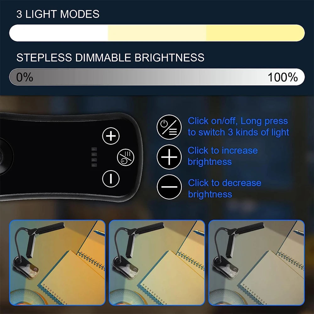 LED Clip-On Reading Light