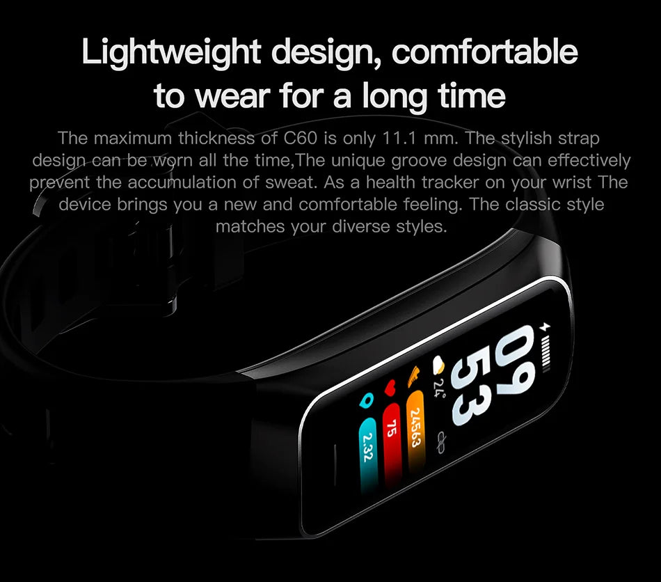 LIGE C60 AMOLED Smartwatch