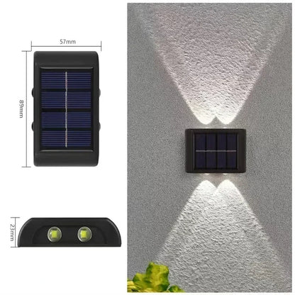Solar Up Down Wall Light Outdoor