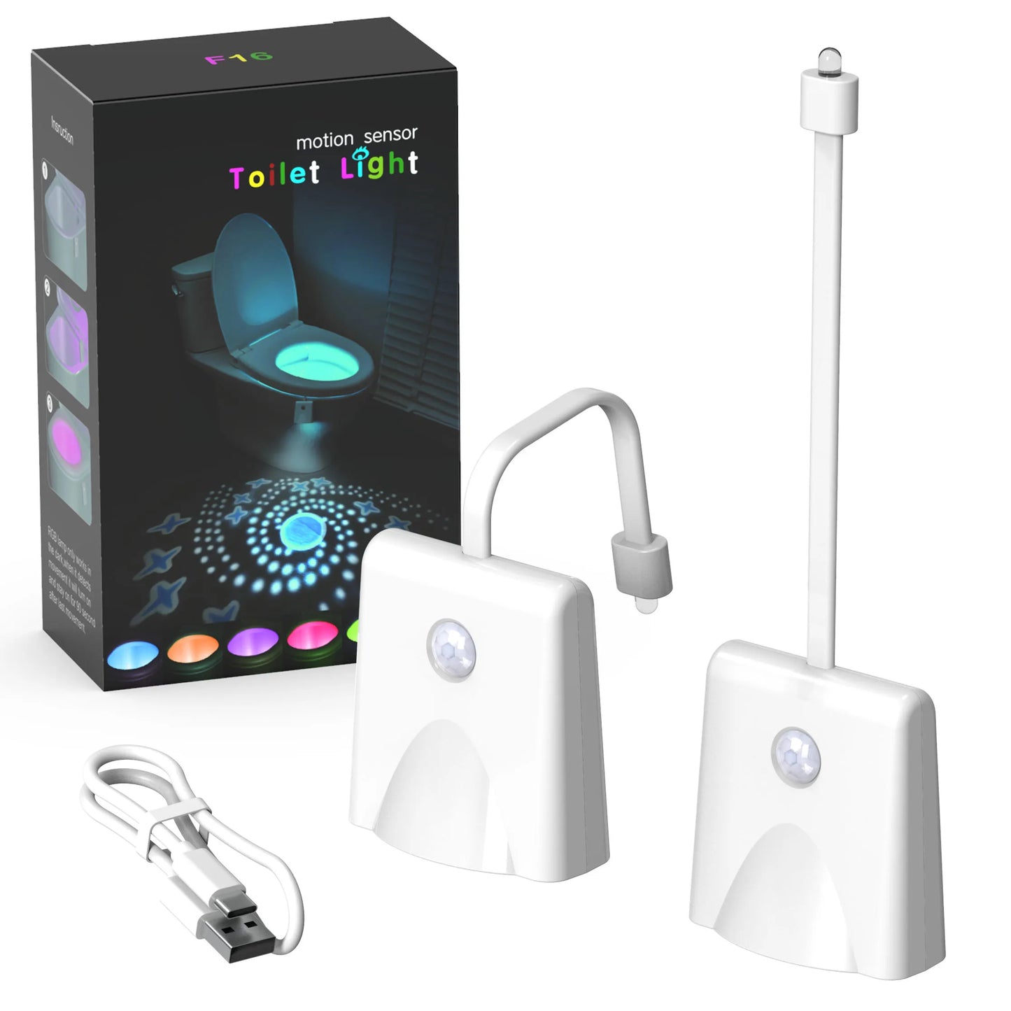 Smart Motion Sensor Toilet and Foot Night Light