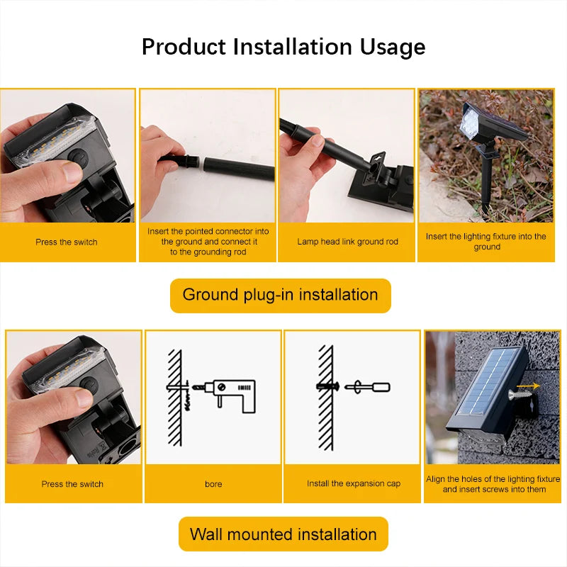 Outdoor Solar Spotlight
