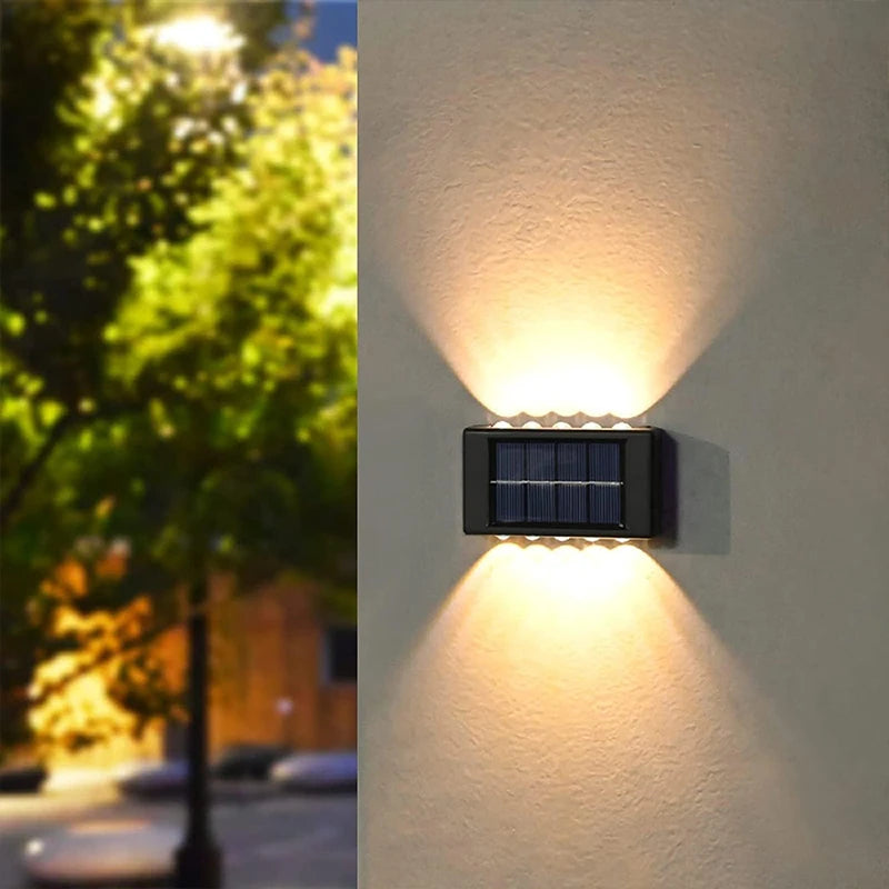 Solar Up Down Wall Light Outdoor