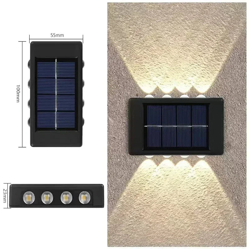 Solar Up Down Wall Light Outdoor