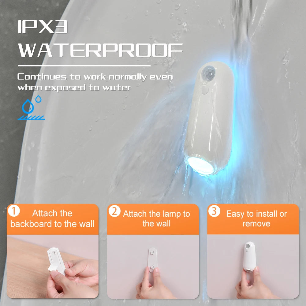 Smart Motion Sensor Toilet and Foot Night Light