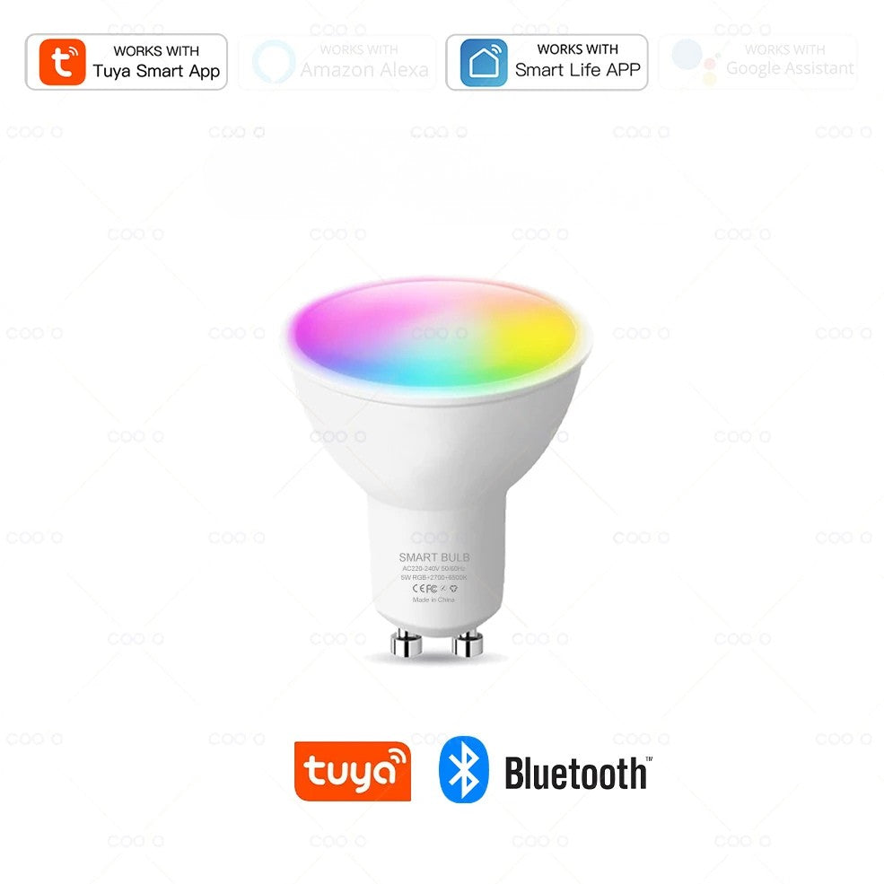 Tuya WiFi GU10 Smart LED Bulb