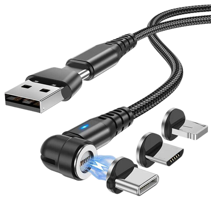 Universal Magnetic Fast Charger with 540° Rotation