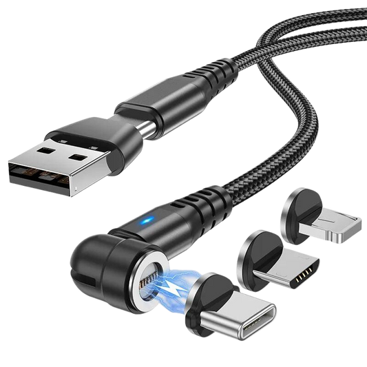 Universal Magnetic Fast Charger with 540° Rotation