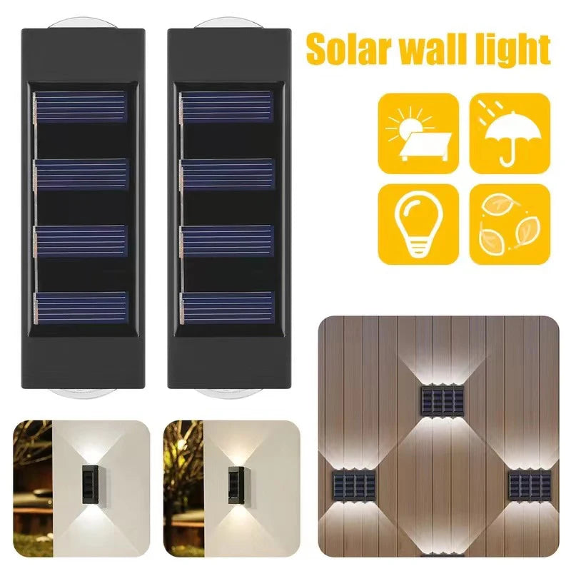 Solar Up Down Wall Light Outdoor