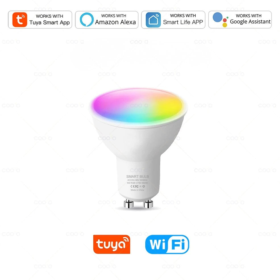 Tuya WiFi GU10 Smart LED Bulb