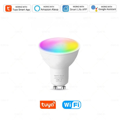 Tuya WiFi GU10 Smart LED Bulb