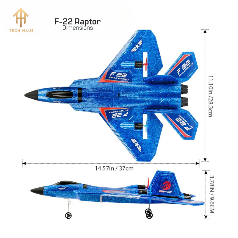 RC Fighter Jet Plane F-22 Raptor and Sukhoi Su-27