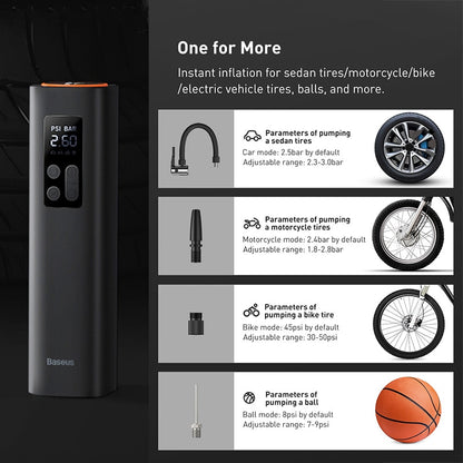 Baseus Mini Electric Tyre Inflator