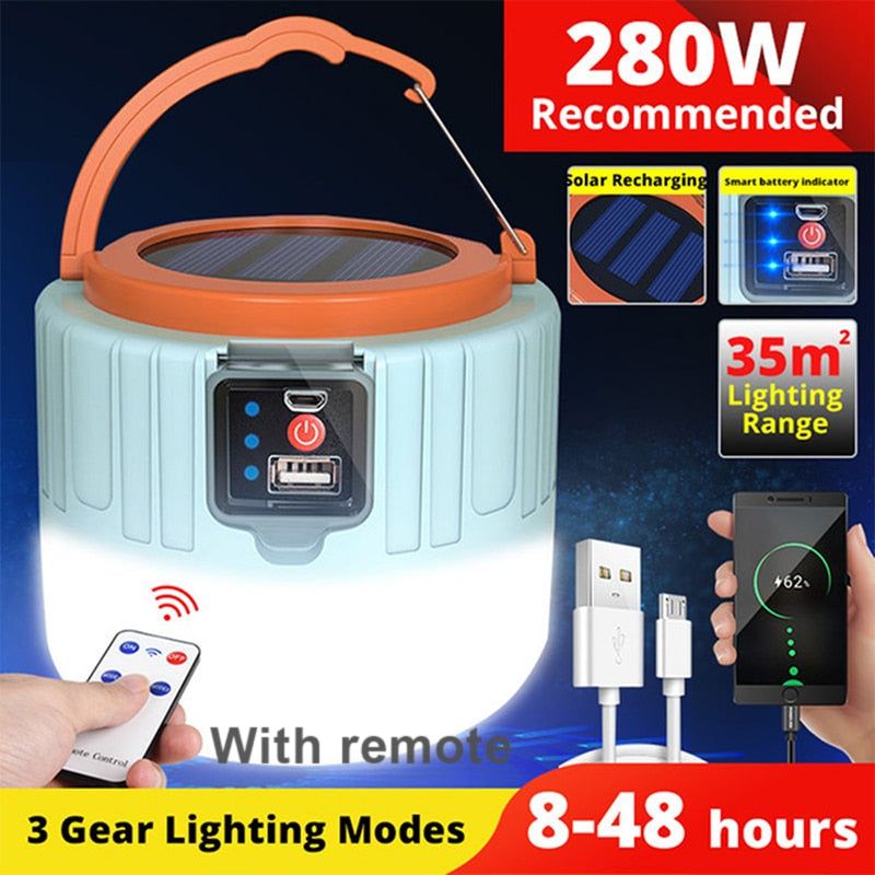 Solar LED Camping Light