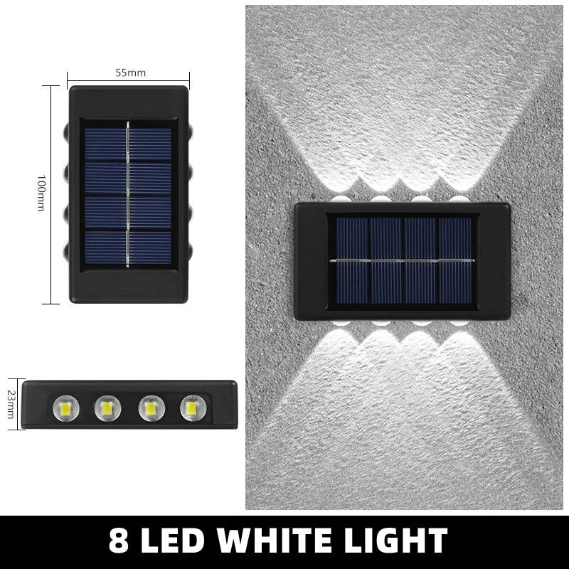 Up & Down Outdoor Solar Wall Light