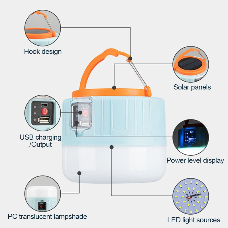 Solar LED Camping Light