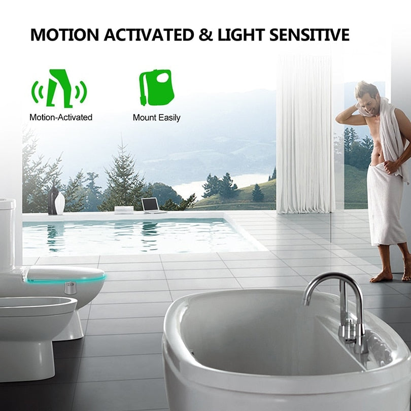 Motion Sensor Toilet Light