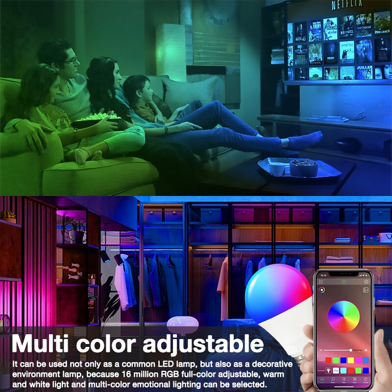 Tuya Wi-Fi Colour Smart Bulb