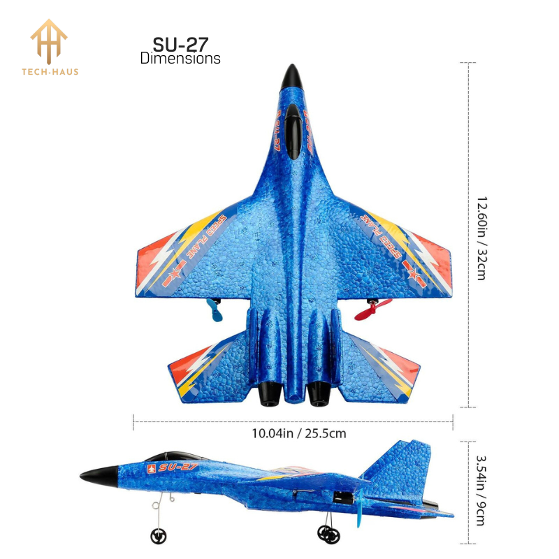 RC Fighter Jet Plane F-22 Raptor and Sukhoi Su-27