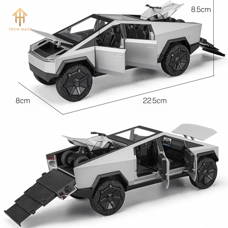 Tesla Cyber Truck with Cyberquad 1:24