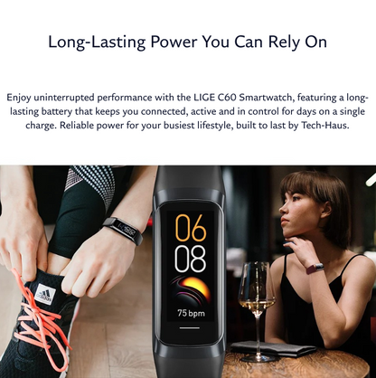 LIGE C60 AMOLED Smartwatch