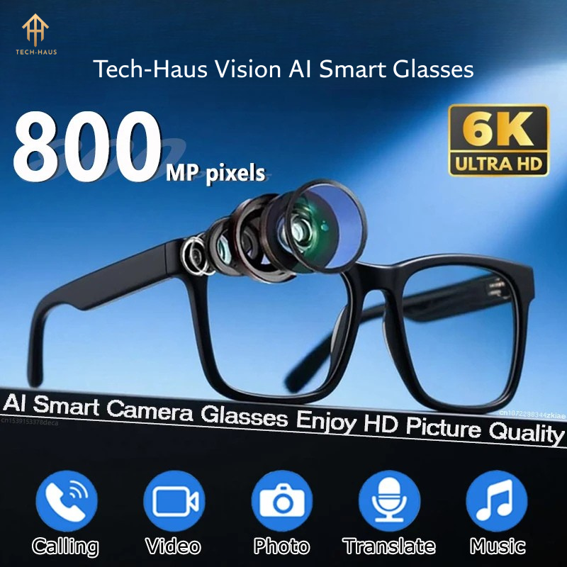 Tech-Haus Vision AI Smart Glasses