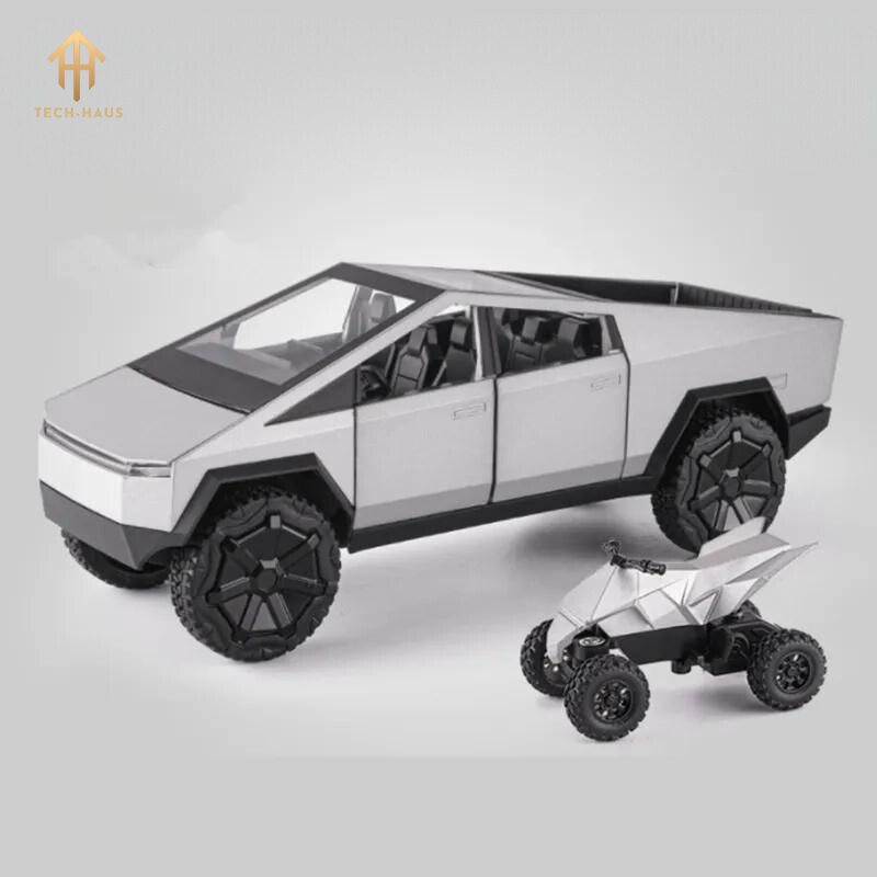 Tesla Cyber Truck with Cyberquad 1:24