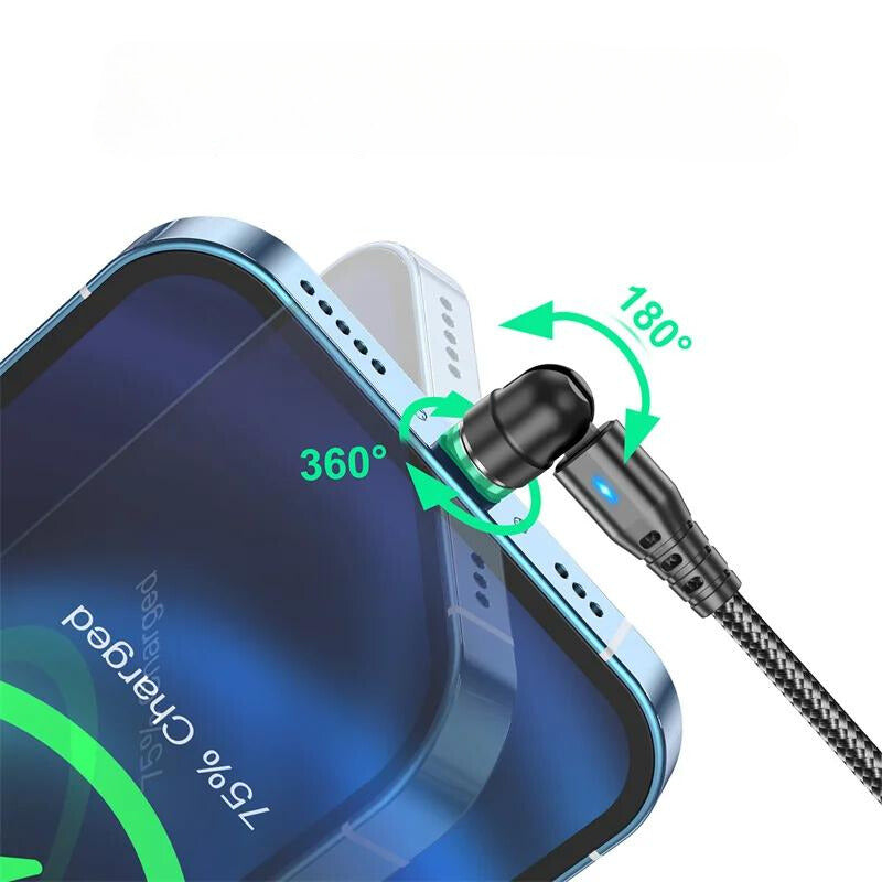 Universal Magnetic Fast Charger with 540° Rotation