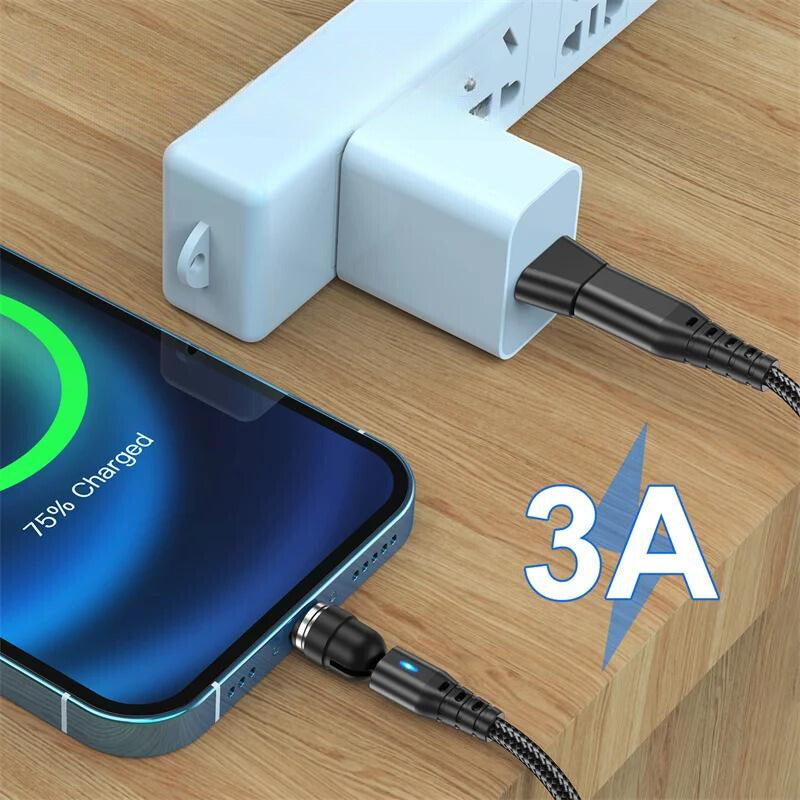 Universal Magnetic Fast Charger with 540° Rotation