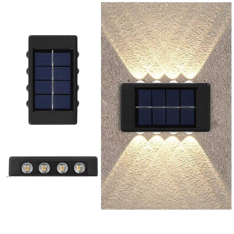 Up & Down Outdoor Solar Wall Light