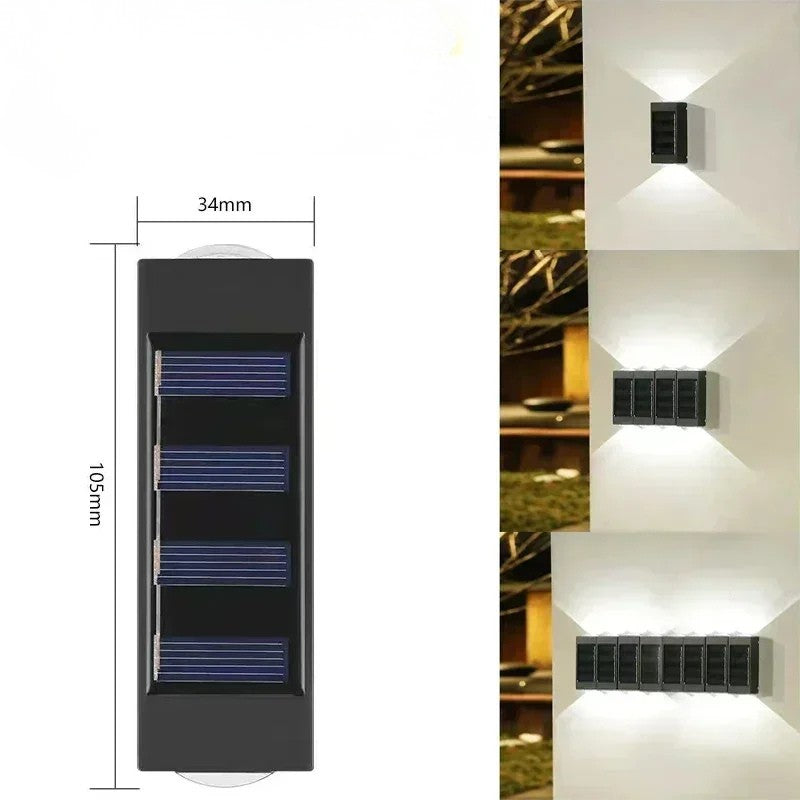 Solar Up Down Wall Light Outdoor